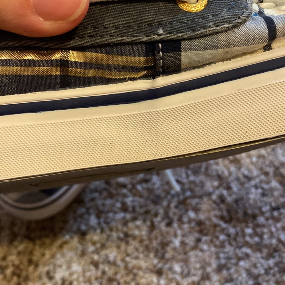 π§‘2/$15π§‘ ππ Adorable Blue, White and Gold Sperry Top-Sider ππ - Picture 15 of 16